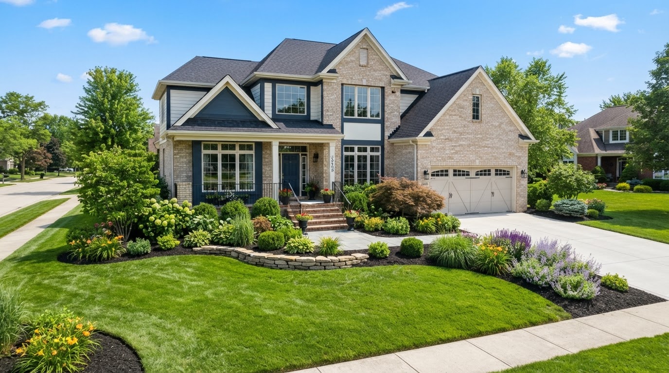 Yards in Grosse Ile that look as good as the lights on them. in Grosse Ile, Michigan