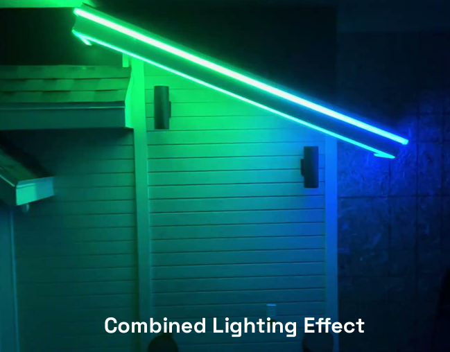 Combined lighting effect