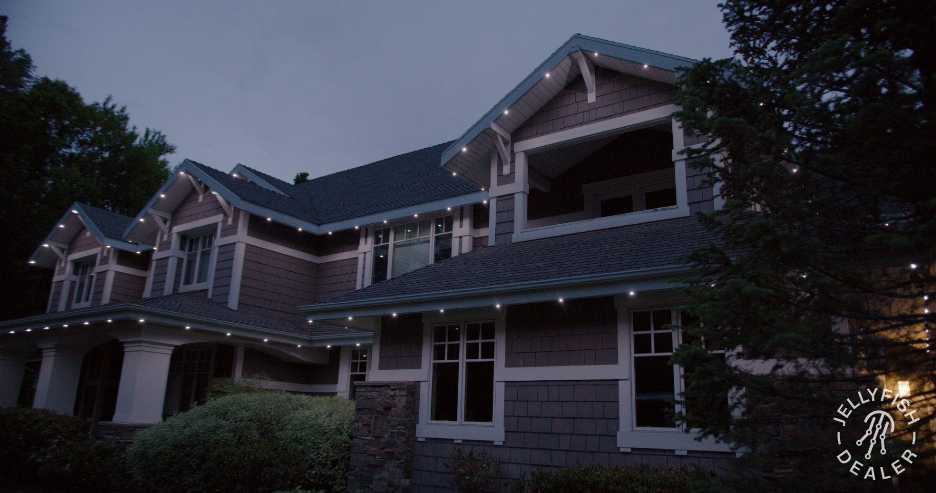 Craftsman Home · Subtle Roofline Dots