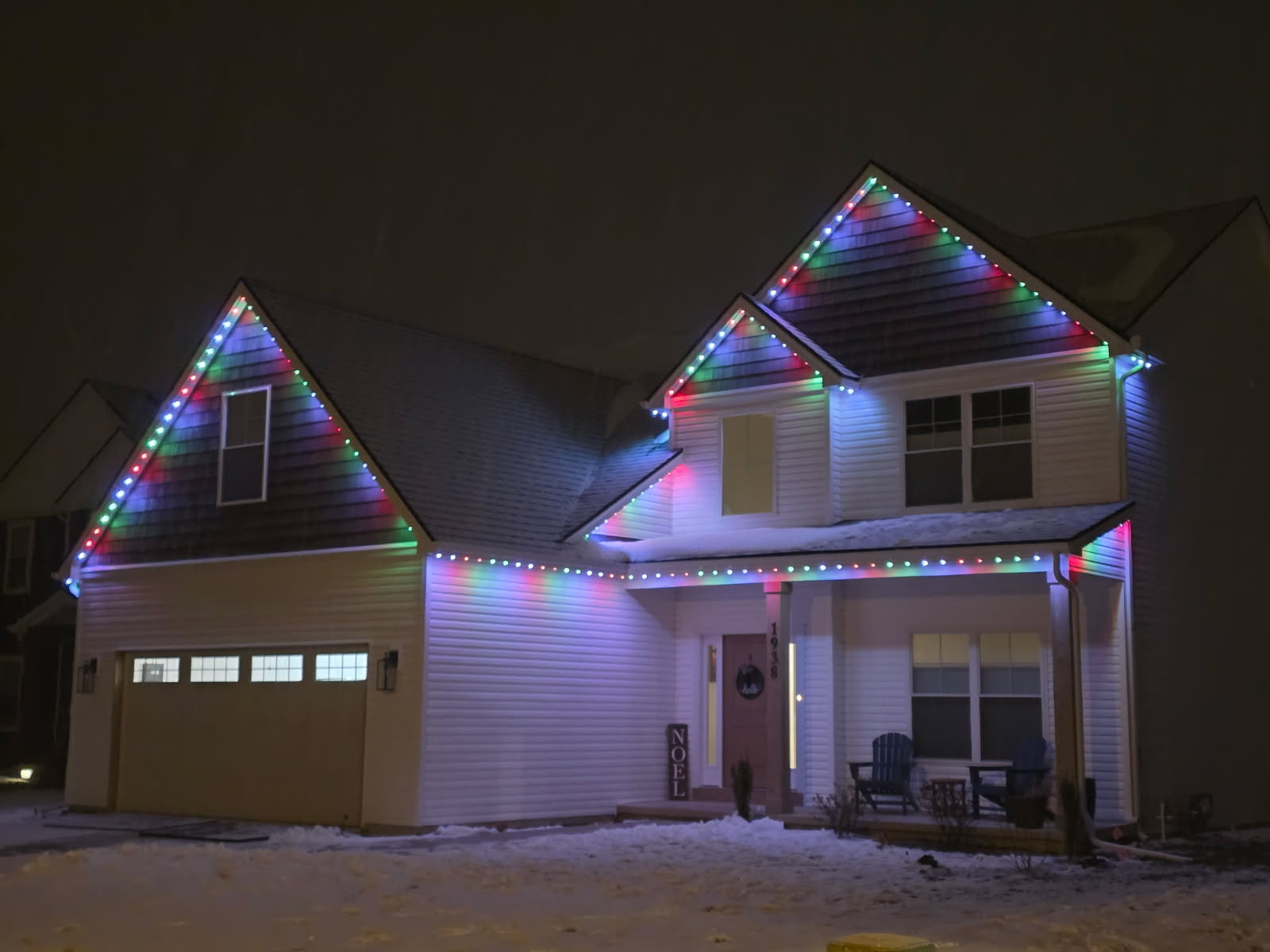 Winter multi-color display