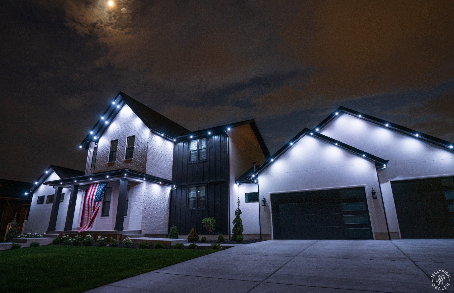 Two-Story Estate · Full Facade Accent
