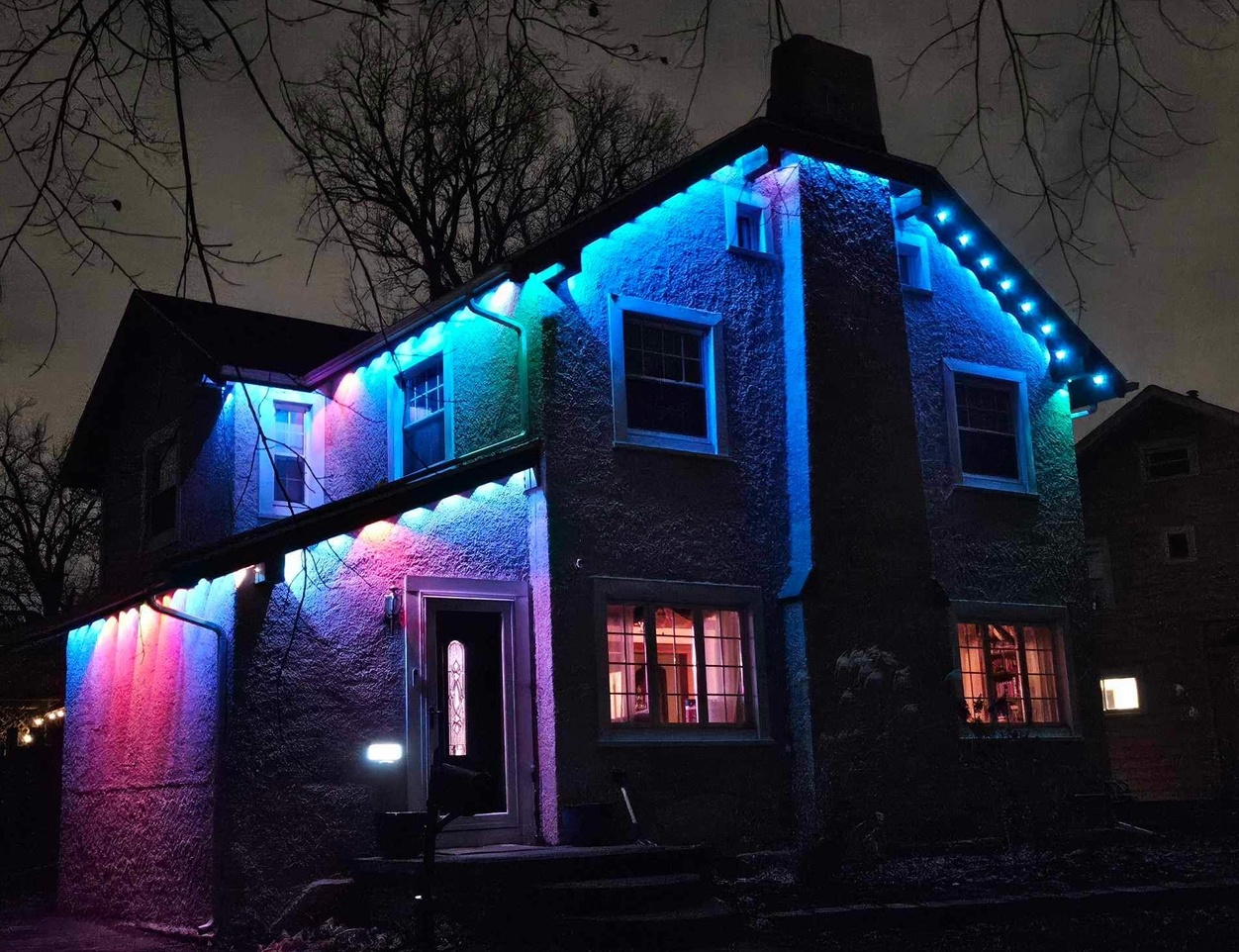 RGBIC rainbow siding wash
