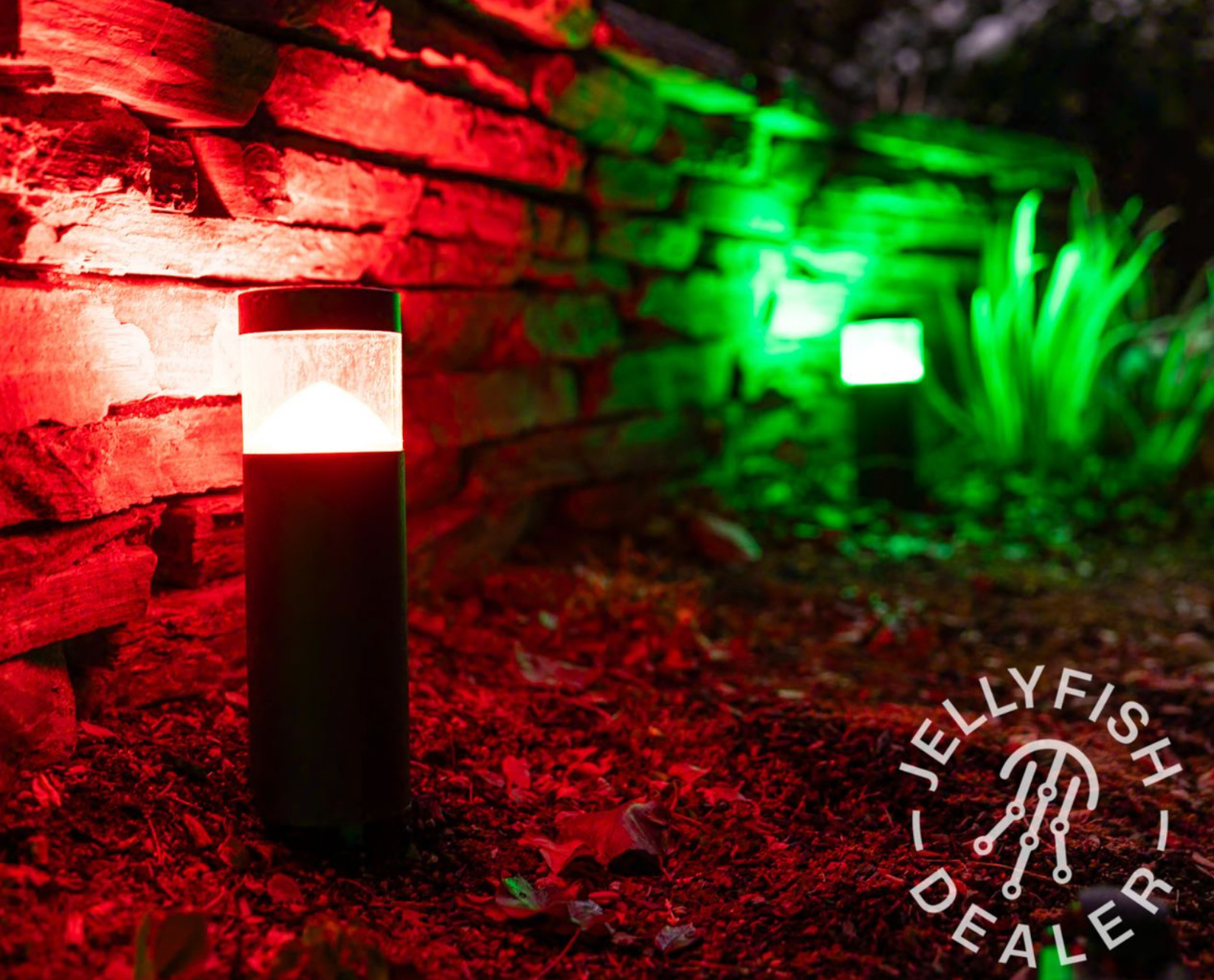 Landscape bollard color mix