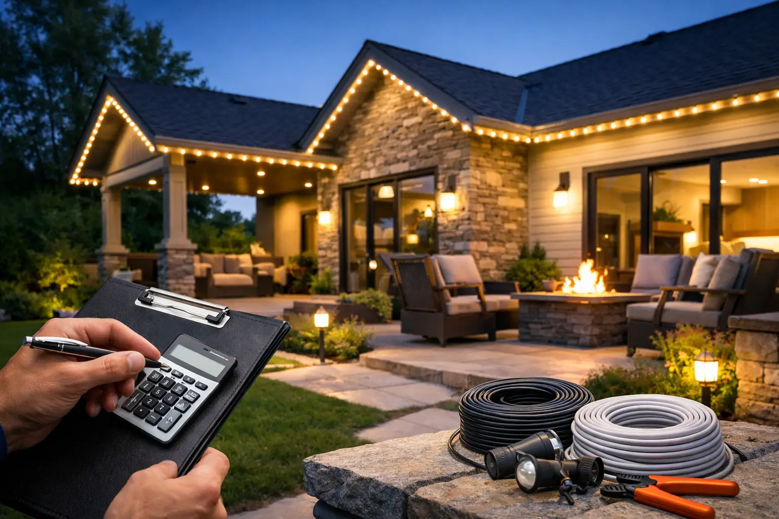How Much Is Outdoor Lighting Installed?