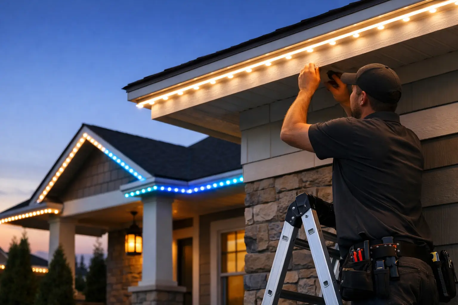 Permanent Outdoor Lighting Installation Guide