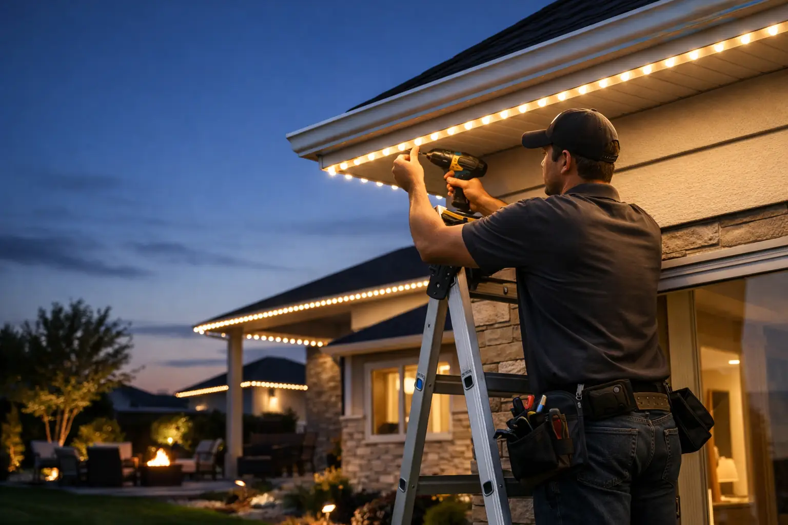 Professional Outdoor Lighting Installation