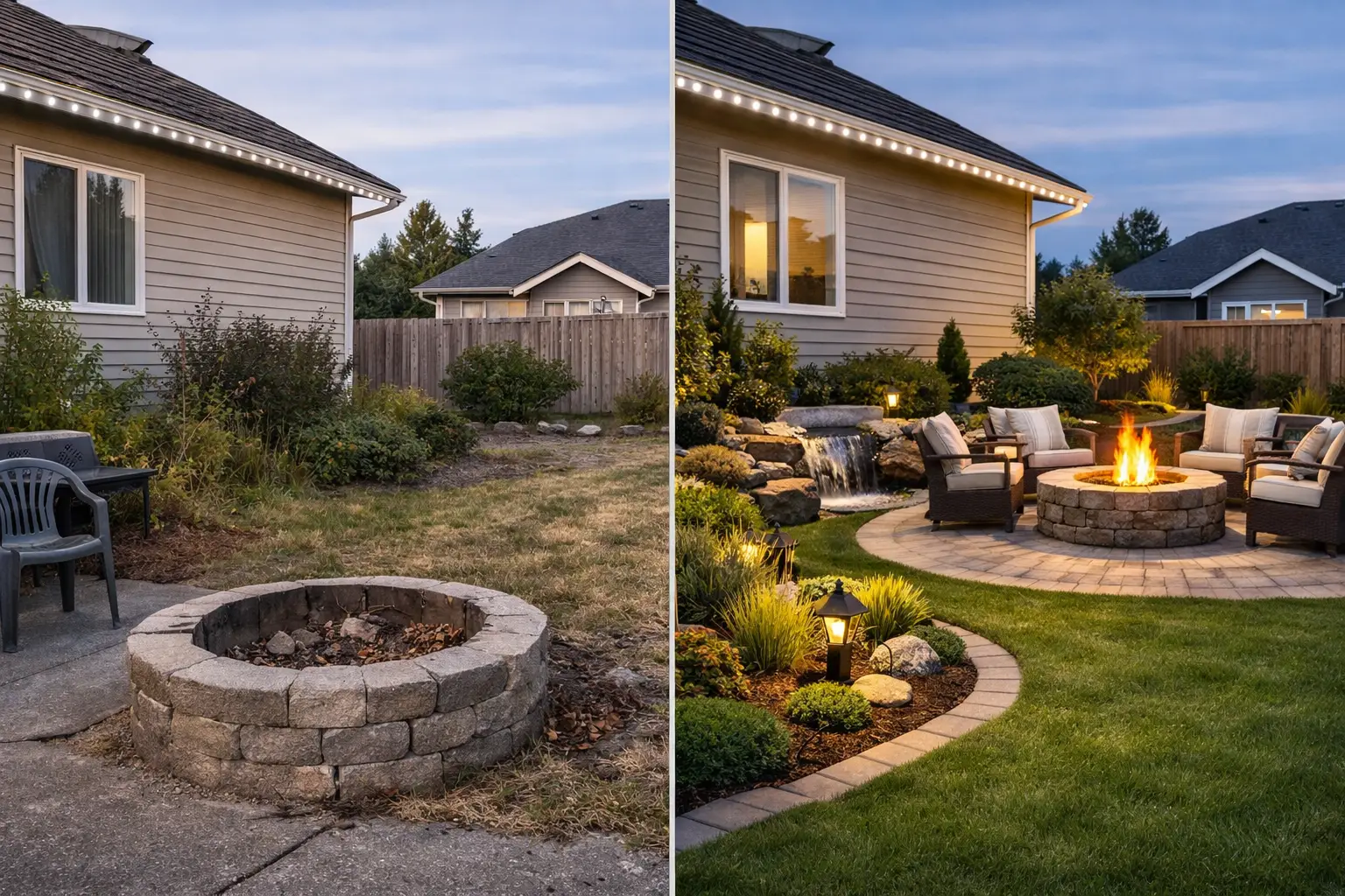 Landscape Makeover Before After Results That Last