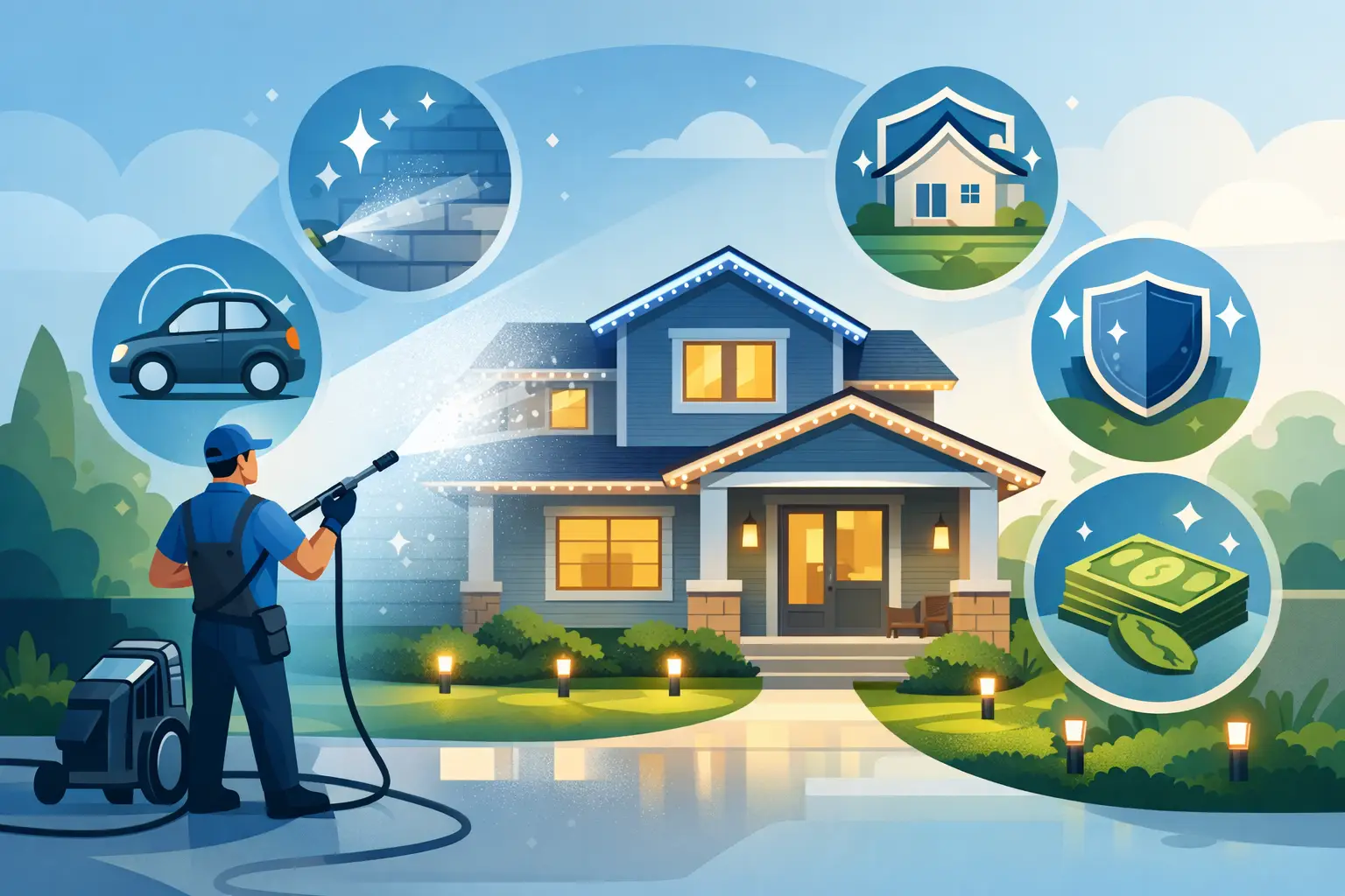8 Power Washing House Benefits Worth Knowing